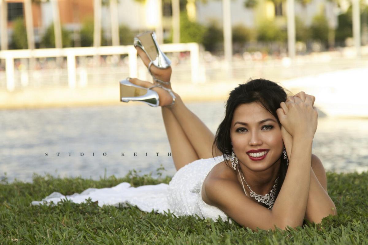 Modelo nupcial de Rany Pettis