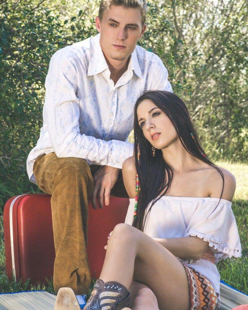 Editorial de moda vintage