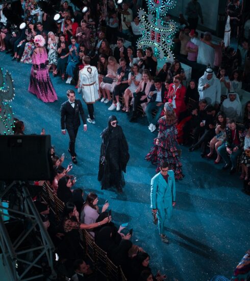 people fashion show on stage