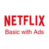 Logotipo básico de Netflix con anuncios
