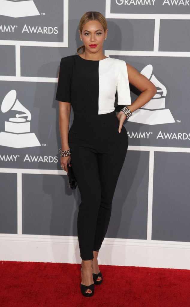 Beyoncé llega a los premios Grammy