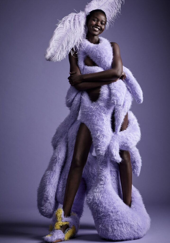 modelo negra alta moda