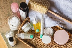 Photo skincare routine