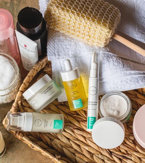 Photo skincare routine