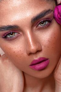 makeup colorido neon