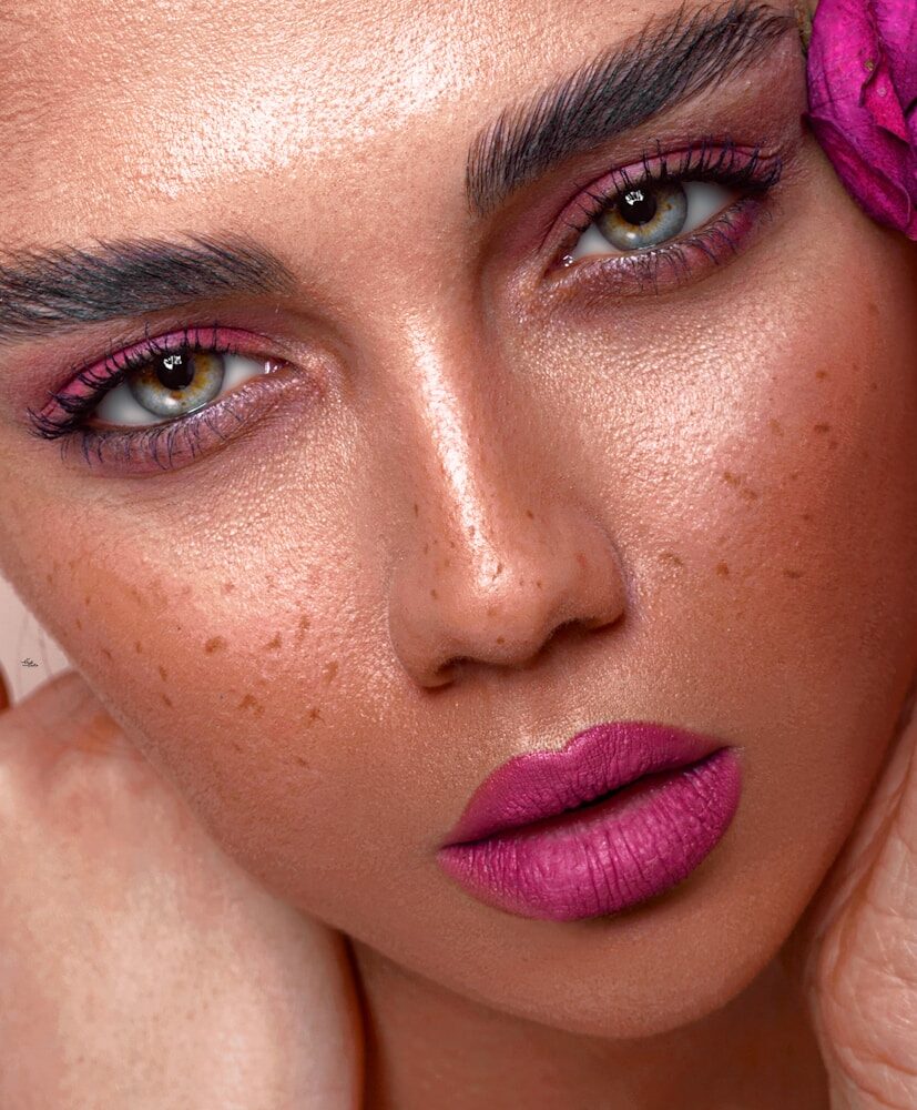 makeup colorido neon